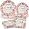 Happy Friendsgiving Paper Plates and Napkins, Thanksgiving Party Supplies Decorations (72 Pieces, Serves)